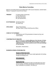 Robe Marina Committee Minutes 26 June 2012