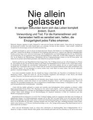 Nie allein gelassen - Frau zu Frau