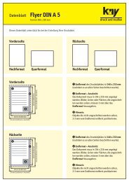 Datenblatt Flyer