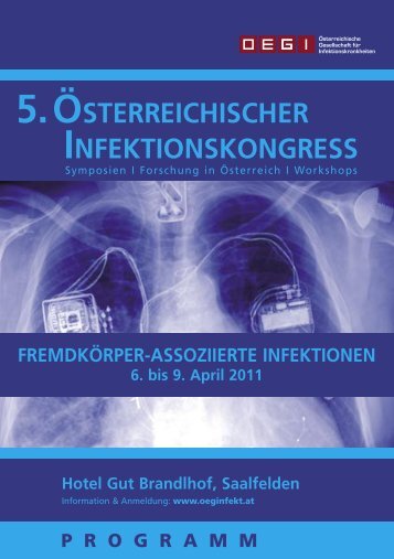 5. österreichischer infektionskongress - Österreichische Gesellschaft ...