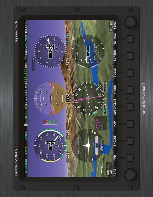 SkyView Panel Planner Card - Dynon Avionics