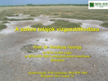 8. VÃ¡rallyay GyÃ¶rgy_A szikes talajok vÃ­zgazdÃ¡lkodÃ¡sa