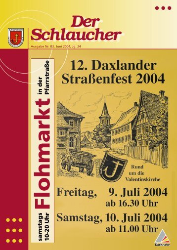 GANZ beruhigt ausgehen! E. GANZ E G - Daxlanden