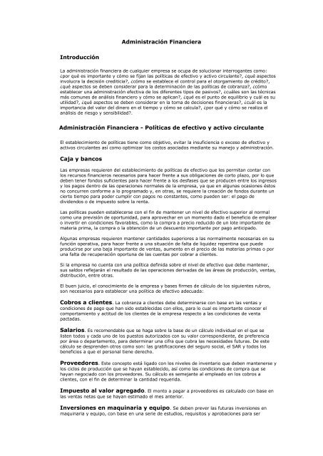 GuÃ­a de Administracion Financiera