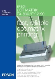 Download .pfd brochure for Epson FX-890 9 pin Dot Matrix Printer