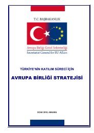 Türkiye'nin Katılım Süreci için AB Stratejisi - Avrupa Birliği Bakanlığı