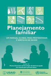Planejamento familiar - A Global Handbook for Providers