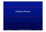 Software Reuse - Ian Sommerville