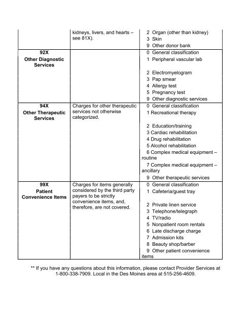 Iowa Medicaid Enterprise UB-04 Claim Form Health Insurance ...