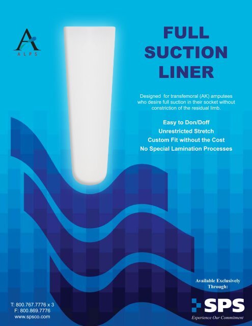 FULL SUCTION LINER - SPS