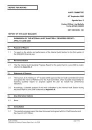 REPORT TEMPLATE - Lichfield District Council