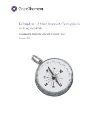 Deferred tax - Grant Thornton