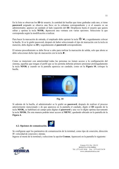 MANUAL TERMINAL BIOMÃTRICA ZS 28.pdf - Zebra Electronica