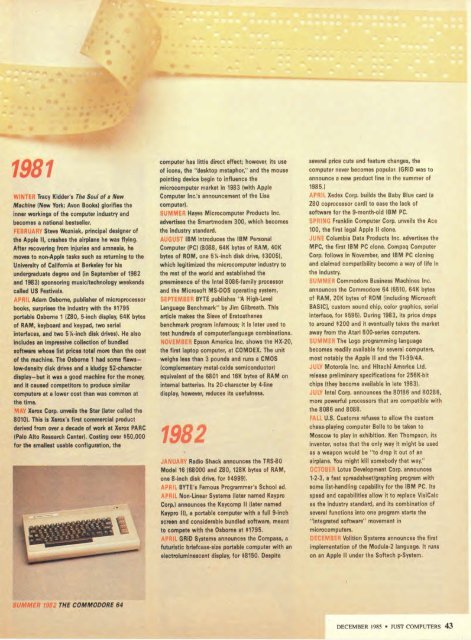 History of Micro-Computers - The MESSUI Place
