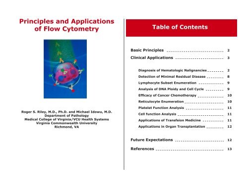 Principles and Applications of Flow Cytometry