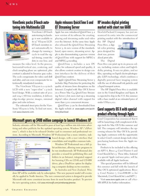 QuarkXPress 5 or InDesign 2? - Graphic Exchange magazine