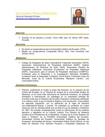 Alejandro Ponce MartÃ­nez.pdf - Instituto Peruano de Arbitraje