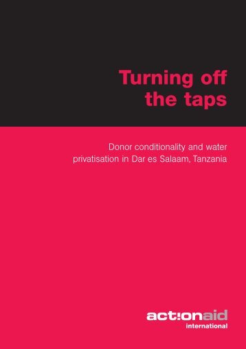 Turning off the taps - ActionAid
