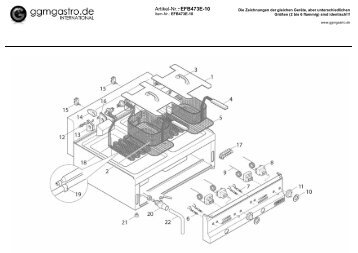 Artikel-Nr.: EFB473E-10 - GGM Gastro International