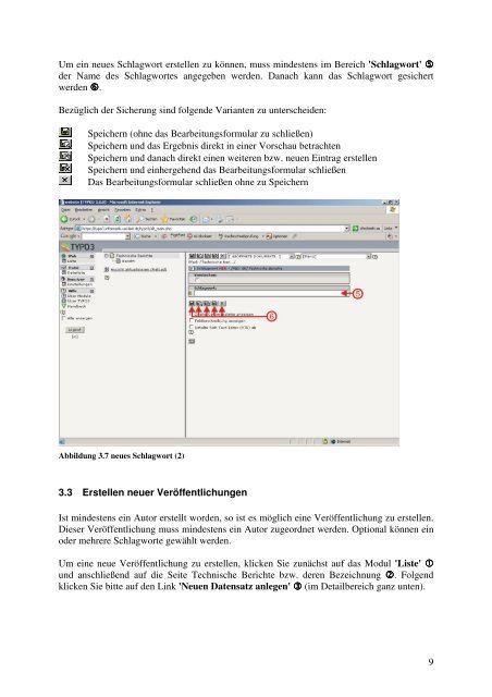 Typo3 Handbuch (Technische Berichte) - Institut für Informatik ...