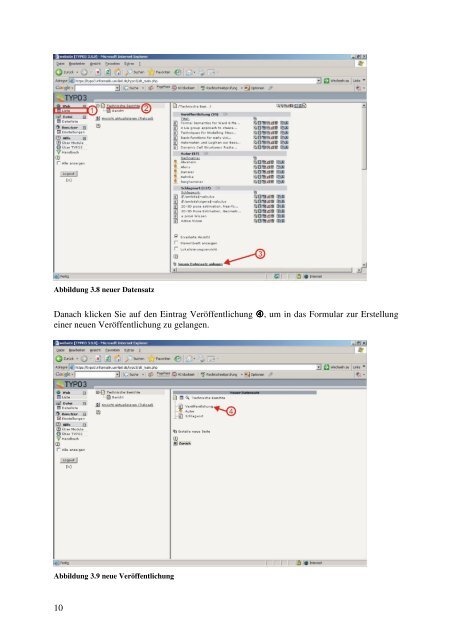 Typo3 Handbuch (Technische Berichte) - Institut für Informatik ...