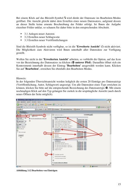 Typo3 Handbuch (Technische Berichte) - Institut für Informatik ...