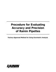 Procedure for Evaluating Accuracy and Precision of ... - Pipette.com