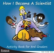 How I Became A Scientist - Purdue University School of Veterinary ...