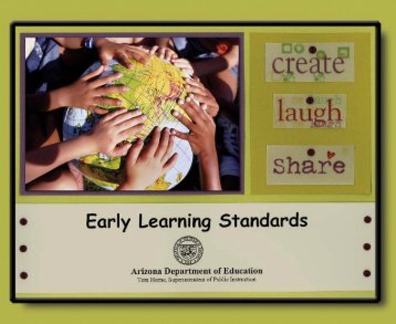 Early Learning Standards - Arizona Department of Education