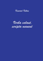 Verba volant, scripta manent - Tallinna TehnikaÃ¼likooli raamatukogu