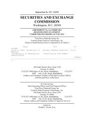 SECURITIES AND EXCHANGE COMMISSION - Deep Capture