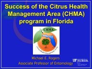 Citrus Health Management Association (CHMA) - Citrus Research ...