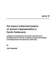 The Impact of Electoral Systems on Women's Representation in ...