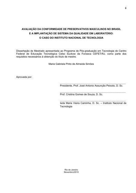 Dissertação mestrado Maria Gabriela Simões dez 2010.pdf - INT