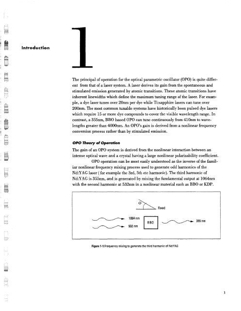 metric Oscillator - Beckman Institute Laser Resource Center