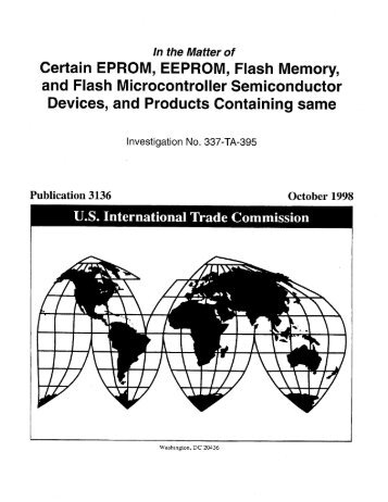 Certain EPROM, EEPROM, Flash Memory, and Flash ... - USITC