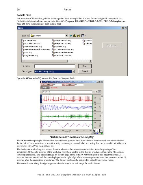 BSL PRO Software Guide - Biopac