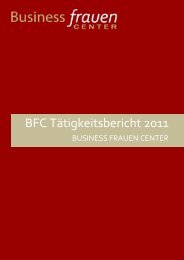 BFC Tätigkeitsbericht 2011 - Business frauen Center Kärnten