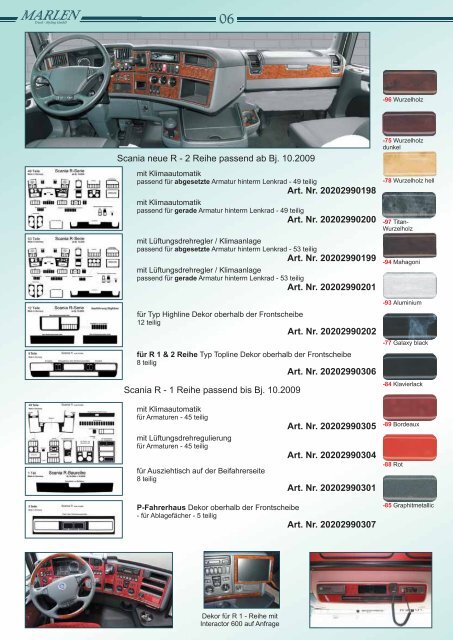 Scania-Katalog