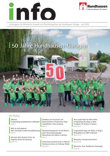 Aktuelle PDF downloaden - Hundhausen Bauunternehmung