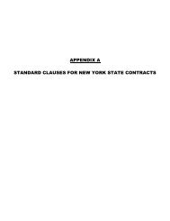APPENDIX A – Standard Clauses for New York State Contracts