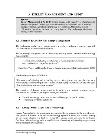 3. Energy Management and Audit - National Certification ...