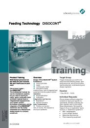 Feeding Technology - Schenck Process GmbH
