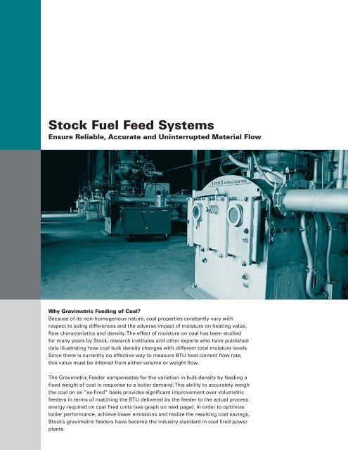 Stock Coal and Limestone Feed Systems - Schenck Process GmbH