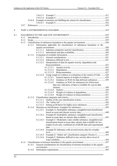 ECHA - Guidance of the application of CLP criteria [November 2012]