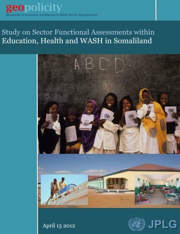 Somaliland - Sector Functional Assessment - FINAL ... - geopolicity