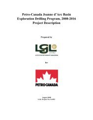 Project Description - Canada-Newfoundland Offshore Petroleum ...