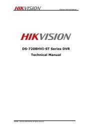 DS-7208HVI-ST Series DVR Technical Manual - newmatic