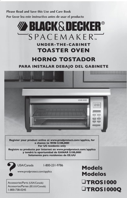 ToAsTER ovEN HoRNo TosTADoR Models Modelos TRos1000 