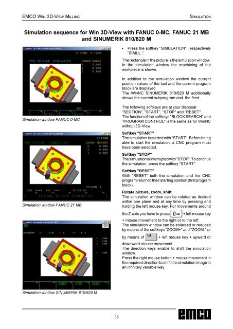 3DView manual milling - Emco Maier GmbH